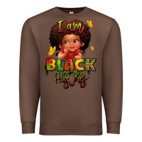 Chestnut i am black history juneteenth Premium Sweatshirt - LillyAllenDesigns