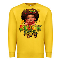 Lemon i am black history juneteenth Premium Sweatshirt - LillyAllenDesigns