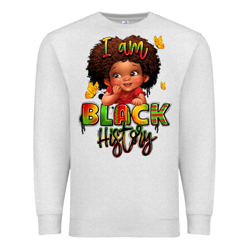 I Am Black History Juneteenth Premium Sweatshirt by LillyAllenDesigns | Teevron