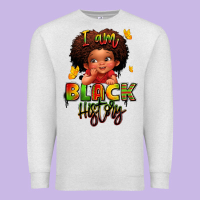 I Am Black History Juneteenth Premium Sweatshirt Designed By Lillyallendesigns