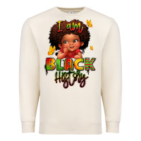 Sandshell i am black history juneteenth Premium Sweatshirt - LillyAllenDesigns
