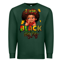 Sports Green i am black history juneteenth Premium Sweatshirt - LillyAllenDesigns