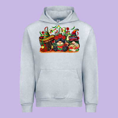 Cinco De Mayo Gnomes Urban Hoodie Designed By Cowgirlartshop