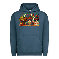 Pigment Midnight Navy cinco de mayo gnomes Urban Hoodie - CowGirlArtShop