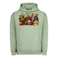Pigment Oil Green cinco de mayo gnomes Urban Hoodie - CowGirlArtShop