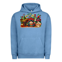 Pigment Pebble Blue cinco de mayo gnomes Urban Hoodie - CowGirlArtShop