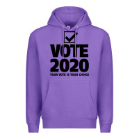 Purple USA 2020 President Trump Biden election Premium Hoodie - Bettercallsaul