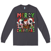Smoke merry christmas heifers Long Sleeve Tee - Jasminsmagicworld