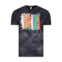 Cloud Black Western Cowhide Sunflower Jute Glitter Farm Life Brush Stroke Vintage Tee - Bettercallsaul