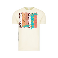 Vintage Arctic Western Cowhide Sunflower Jute Glitter Farm Life Brush Stroke Vintage Tee - Bettercallsaul