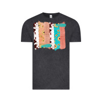 Vintage Black Western Cowhide Sunflower Jute Glitter Farm Life Brush Stroke Vintage Tee - Bettercallsaul