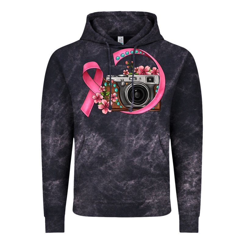 Floral Cancer Ribbon Vintage Camera Vintage Hoodie by FaDigitalArtStudio | Teevron
