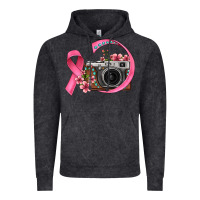 Vintage Black floral cancer ribbon vintage camera Vintage Hoodie - FaDigitalArtStudio