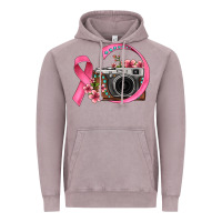 Vintage Zinc floral cancer ribbon vintage camera Vintage Hoodie - FaDigitalArtStudio