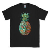 Black pineapple leopar turquoise serape summer Classic Tee - Artiststas