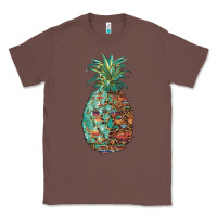 Chestnut pineapple leopar turquoise serape summer Classic Tee - Artiststas