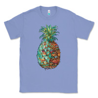 Colony Blue pineapple leopar turquoise serape summer Classic Tee - Artiststas