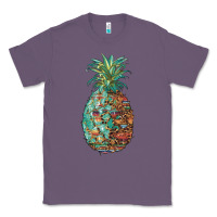 Lavender pineapple leopar turquoise serape summer Classic Tee - Artiststas