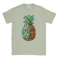 Matcha pineapple leopar turquoise serape summer Classic Tee - Artiststas