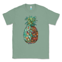 Sage pineapple leopar turquoise serape summer Classic Tee - Artiststas