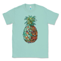 Seafoam pineapple leopar turquoise serape summer Classic Tee - Artiststas