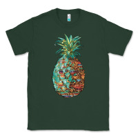 Sports Green pineapple leopar turquoise serape summer Classic Tee - Artiststas