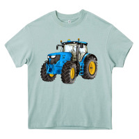 Arona western farm tractor blue Heavy Core Tee - Artiststas