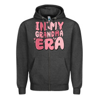 Charcoal Heather in my grandma era Zipper Hoodie - MaliasSmallBusiness