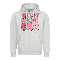 Dove Grey in my grandma era Zipper Hoodie - MaliasSmallBusiness