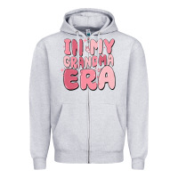 Heather Grey in my grandma era Zipper Hoodie - MaliasSmallBusiness