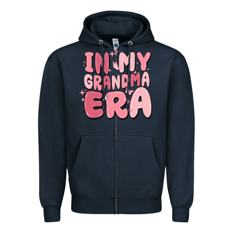 In My Grandma Era Zipper Hoodie by MaliasSmallBusiness | Teevron