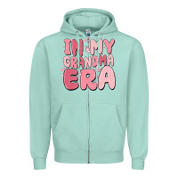 Seafoam in my grandma era Zipper Hoodie - MaliasSmallBusiness