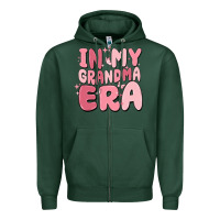 Sports Green in my grandma era Zipper Hoodie - MaliasSmallBusiness