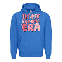 True Royal in my grandma era Zipper Hoodie - MaliasSmallBusiness