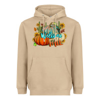 Mushroom Welcome Fall Pumpkins Heavyweight Hoodie - BundleAndBundleShop