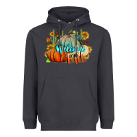 Smoke Welcome Fall Pumpkins Heavyweight Hoodie - BundleAndBundleShop