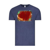Vintage Denim Western Red Green Farm Life Brush Stroke Vintage Tee - Bettercallsaul