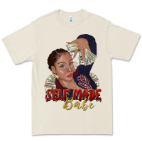 Bone self made babe afro black woman Premium Tee - texasbilliewilder