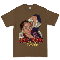 Cacao self made babe afro black woman Premium Tee - texasbilliewilder