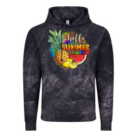 Cloud Black hello summer pineapple Vintage Hoodie - JahusDesignShop