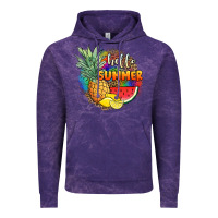 Cloud Purple hello summer pineapple Vintage Hoodie - JahusDesignShop