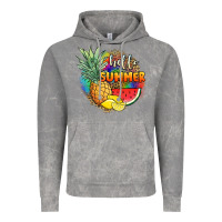 Cloud Rock hello summer pineapple Vintage Hoodie - JahusDesignShop