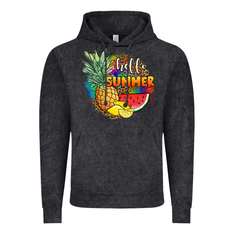 Hello Summer Pineapple Vintage Hoodie by JahusDesignShop | Teevron