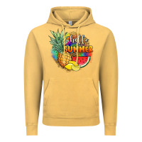 Vintage Mustard hello summer pineapple Vintage Hoodie - JahusDesignShop