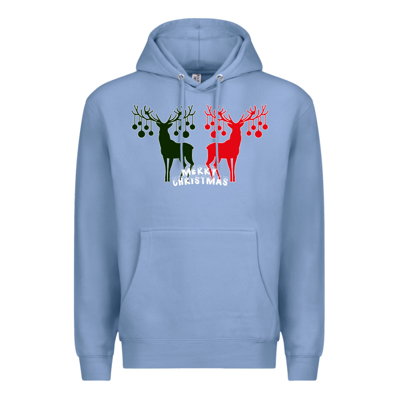 Merry Christmas Reindeer Premium Hoodie by Bettercallsaul | Teevron