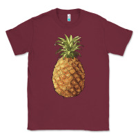 Burgundy pineapple Classic Tee - Artiststas