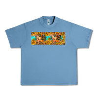 Pebble Blue Fall coop animals pumpkin 11 oz mug Urban Heavy Tee - Artiststas