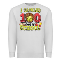 Dove Grey i tackled days of school softball Premium Sweatshirt - LillyAllenDesigns