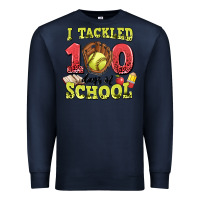 Navy i tackled days of school softball Premium Sweatshirt - LillyAllenDesigns
