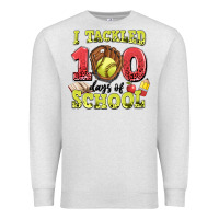 Oatmeal Heather i tackled days of school softball Premium Sweatshirt - LillyAllenDesigns